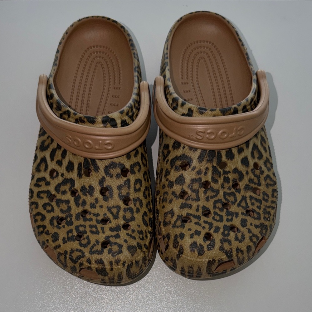 CROCS Leopard Print Cheetah Print